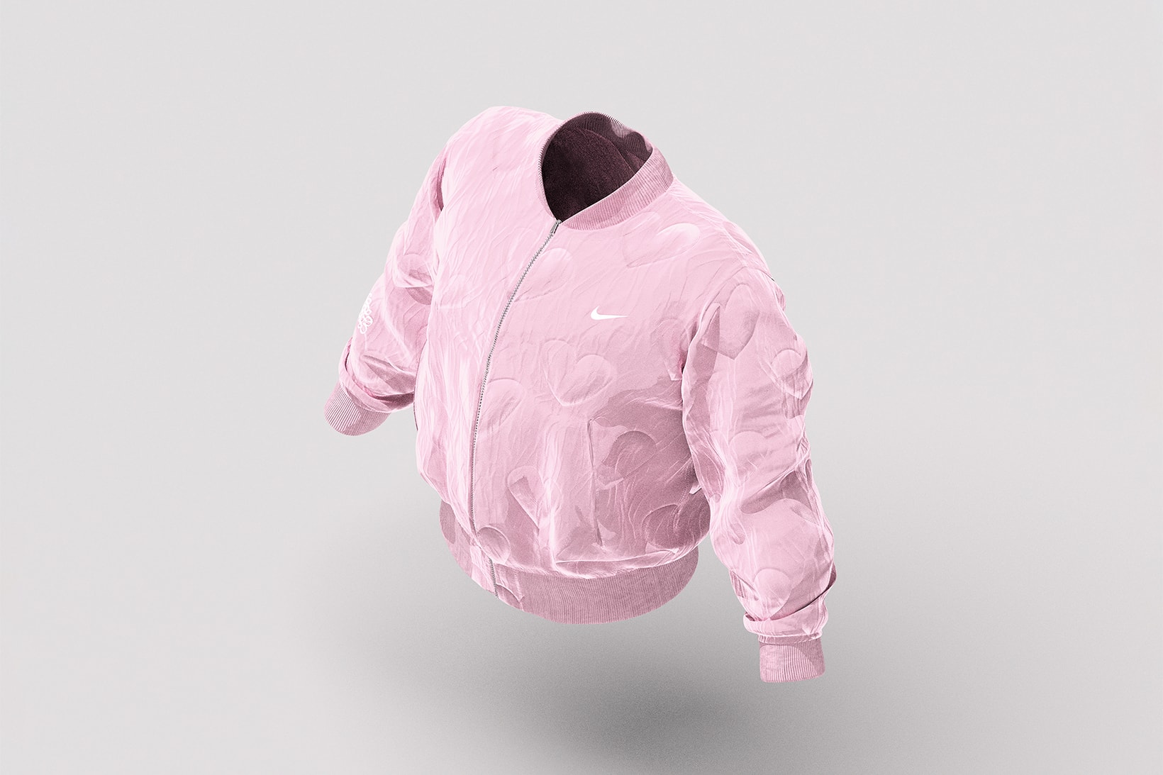 drake certified lover boy album merch pink jacket white cap nike
