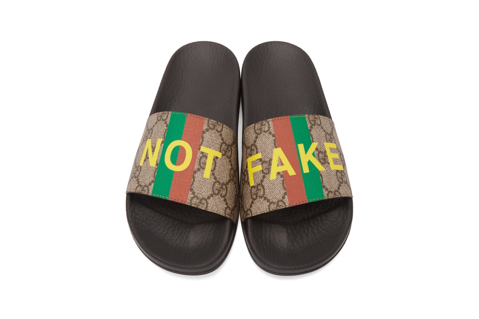 fake supreme slippers