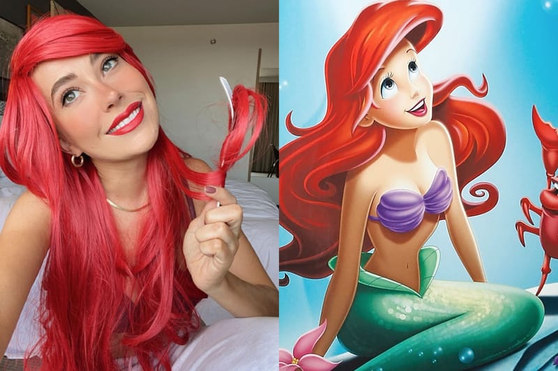 Transform Into Ariel on Halloween With This Wig and Makeup Tutorial