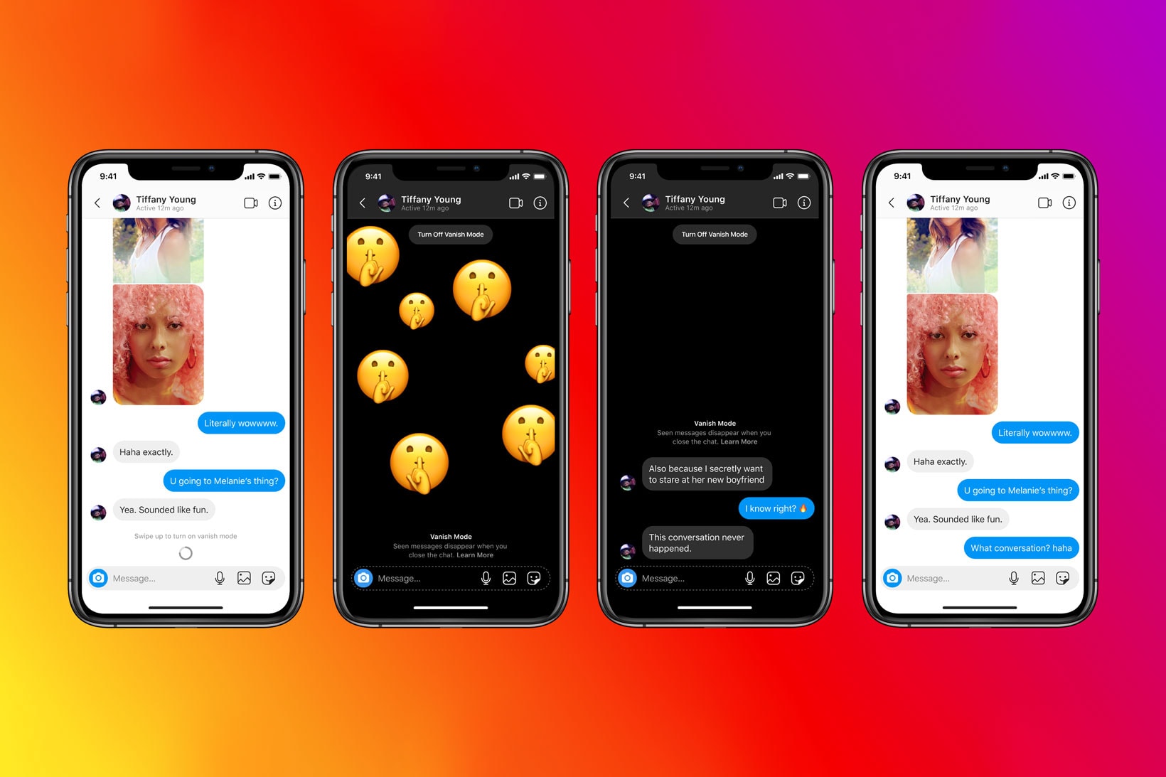 Instagram DM Messenger New Features Vanish Mode Selfie Stickers Watch Together