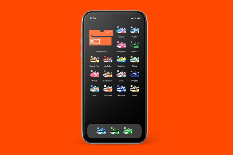 Transform Your iPhone's Home Screen App Icons Into Nike Sneakers