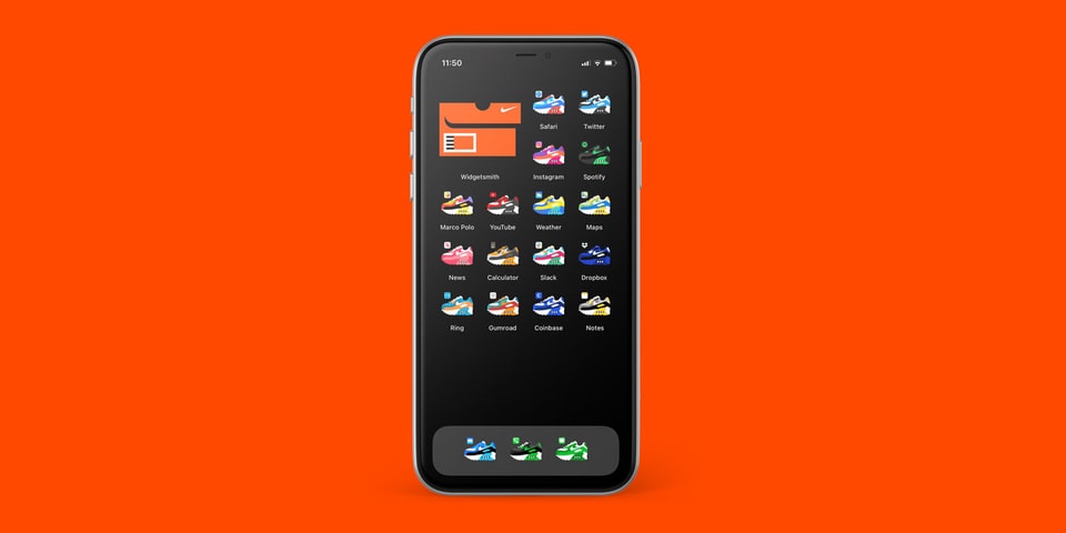 Turn Iphone Home Screen App Icons To Nike Sneakers Hypebae Turn Iphone Home Screen App Icons To Nike Sneakers Hypebae