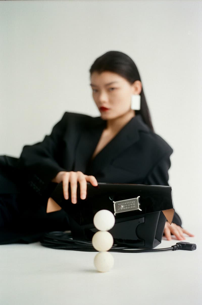 mm6 maison margiela fall winter editorial outerwear blazers tabi boots bags