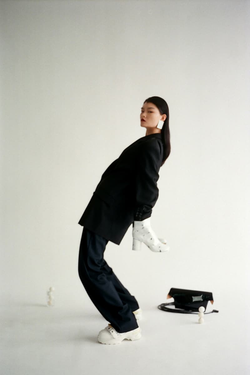 mm6 maison margiela fall winter editorial outerwear blazers tabi boots bags