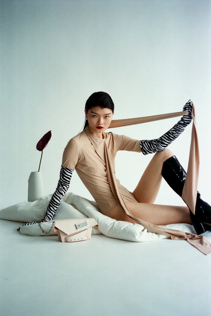 mm6 maison margiela fall winter editorial outerwear blazers tabi boots bags
