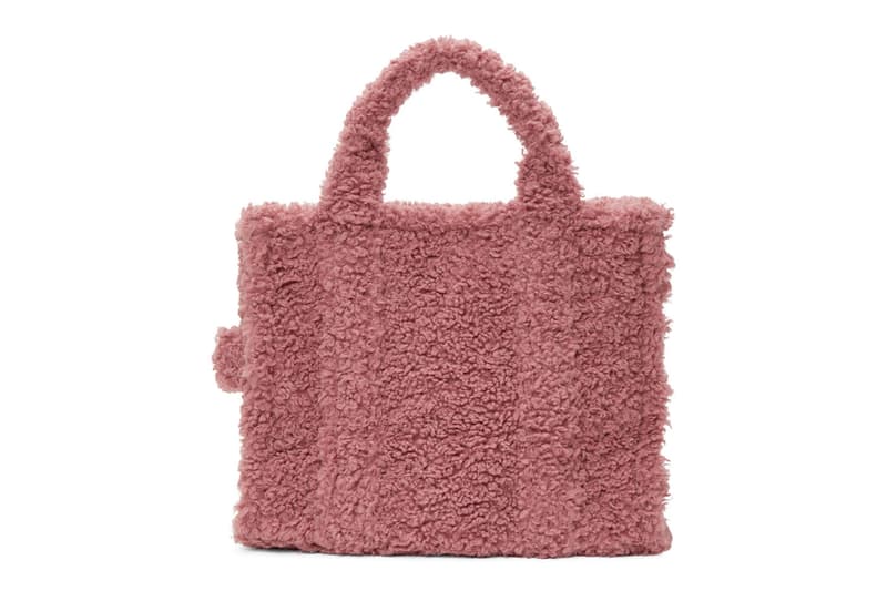 marc jacobs sherpa tote bag the small traveler pink blue black fall winter accessories price