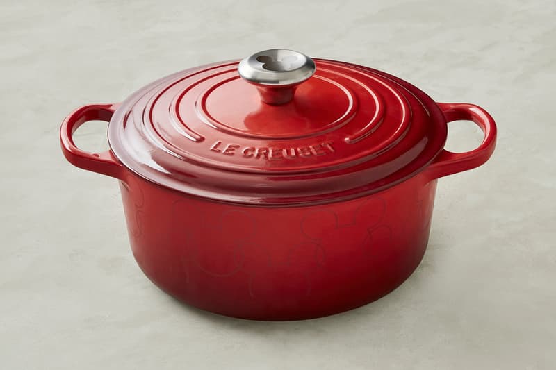 Mickey Mouse x Le Creuset Disney Cookware Collection Collaboration Dutch Oven Ramekin Trivet