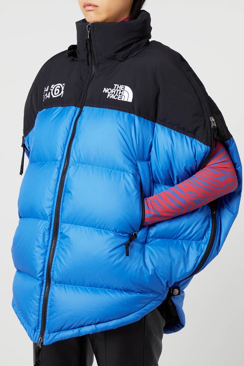 mm6 maison margiela the north face tnf collaboration closer look fall winter outerwear release price where to buy