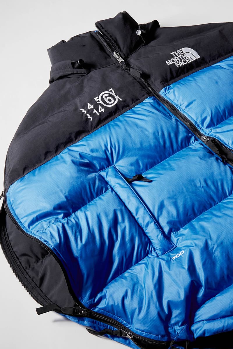 mm6 maison margiela the north face tnf collaboration closer look fall winter outerwear release price where to buy