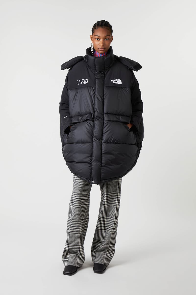 mm6 maison margiela the north face tnf collaboration closer look fall winter outerwear release price where to buy