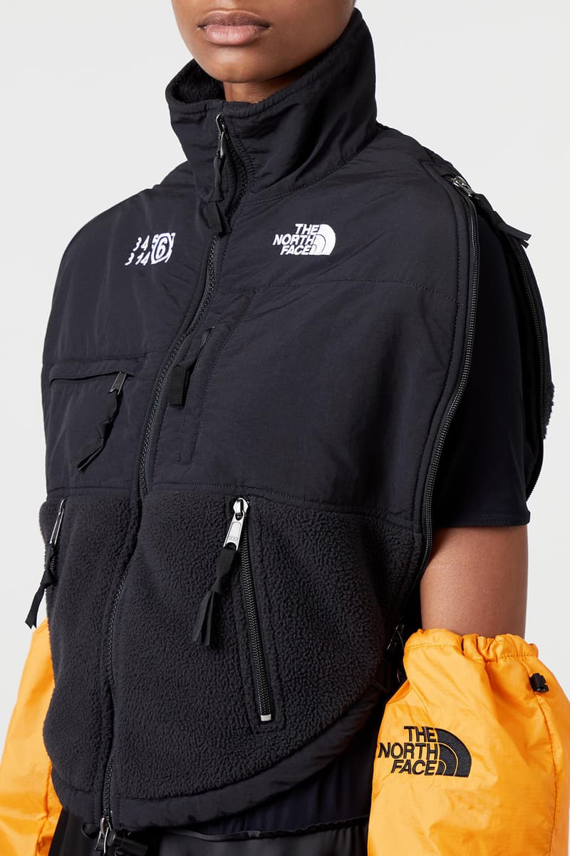 mm6 maison margiela the north face tnf collaboration closer look fall winter outerwear release price where to buy