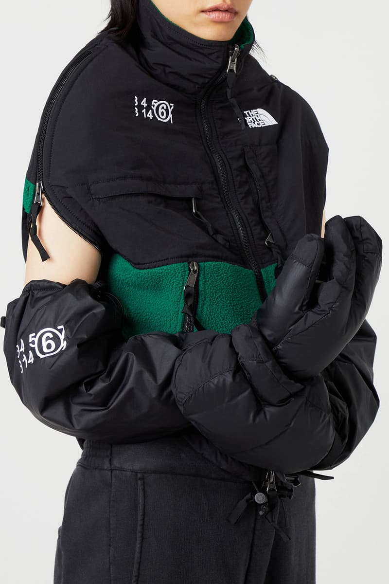 mm6 maison margiela the north face tnf collaboration closer look fall winter outerwear release price where to buy