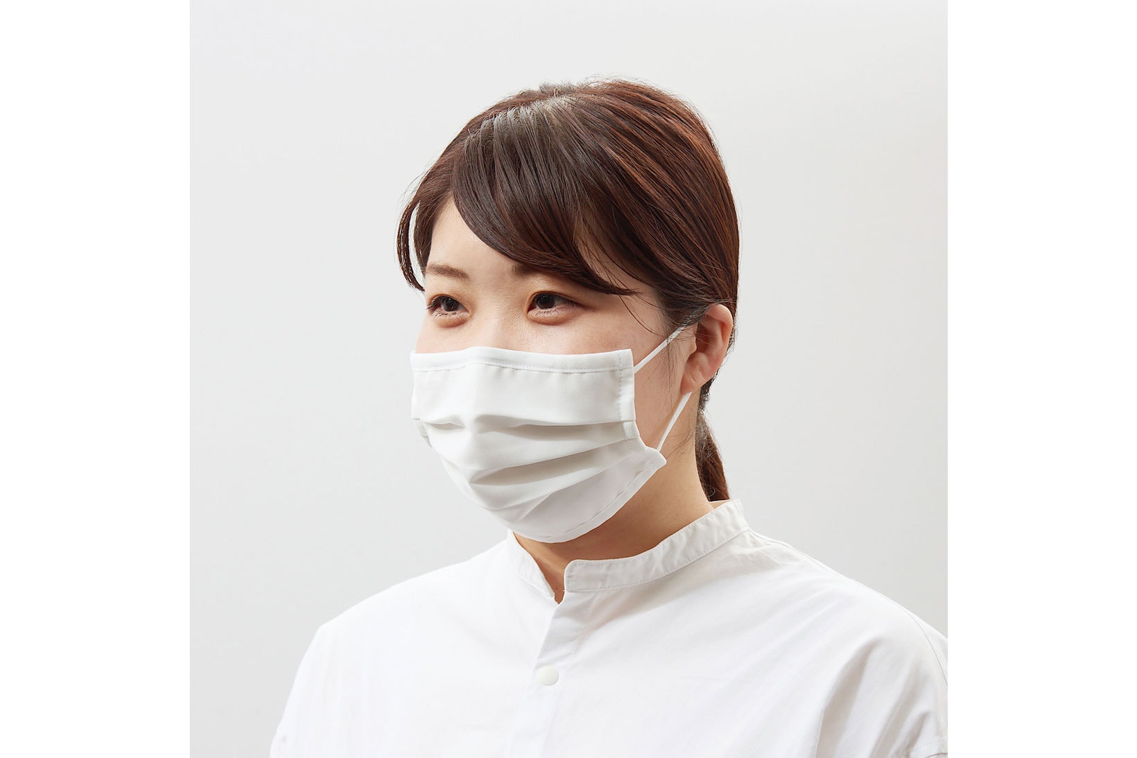 MUJI Face Mask Reusable Cloth Coronavirus COVID-19  Cotton White