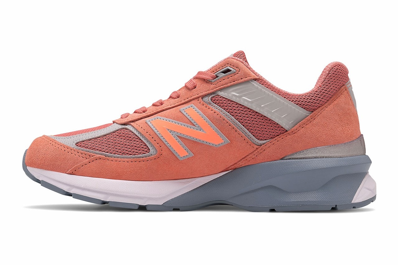 new balance 990v5 sunrise made in the usa peach coral peach pink sneakers price release