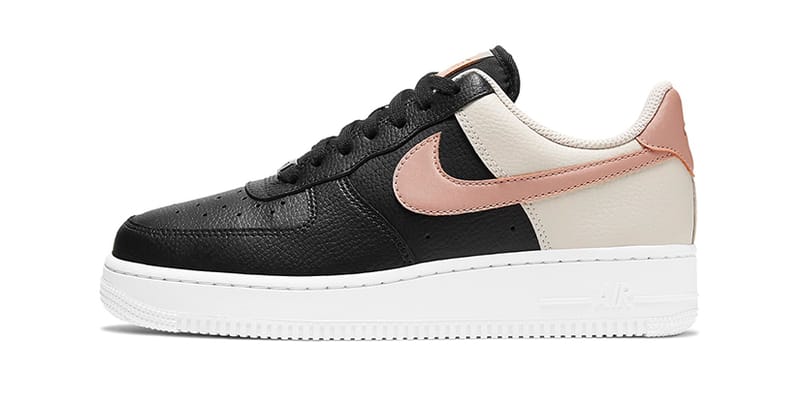 nike air force 1 low pink and black