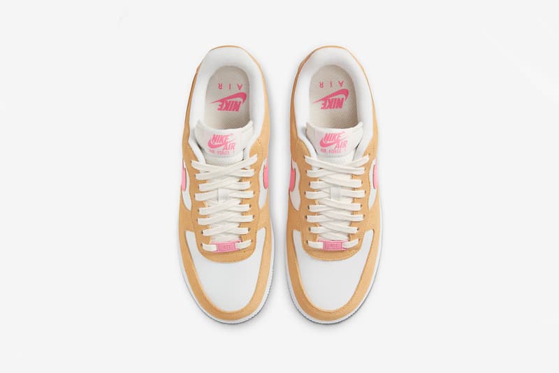 nike air force 1 07 womens sneakers orange pink white colorway footwear shoes sneakerhead