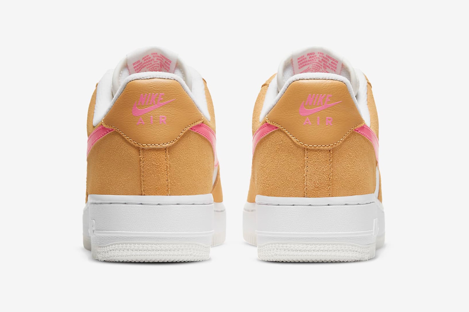 nike air force 1 07 womens sneakers orange pink white colorway footwear shoes sneakerhead
