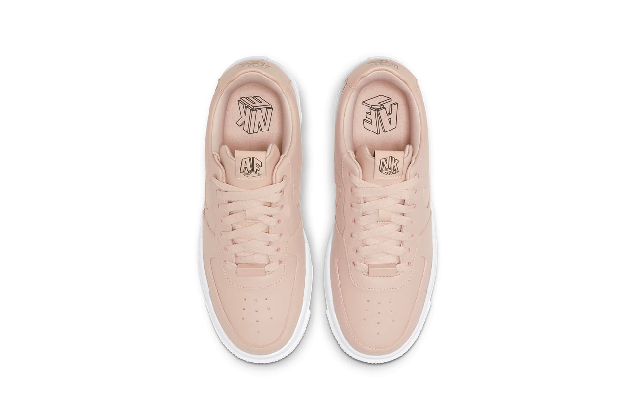 Nike Air Force 1 Pixel Women Sneaker Shoe Particle Beige Pastel Pink