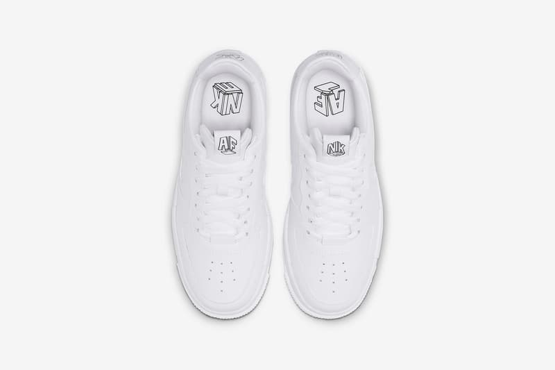 nike air force 1 pixel womens sneakers white colorway sneakerhead footwear shoes