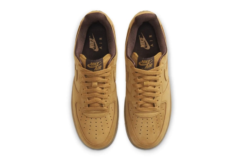 nike air force 1 af1 wheat mocha brown tan suede sneakers release date price info