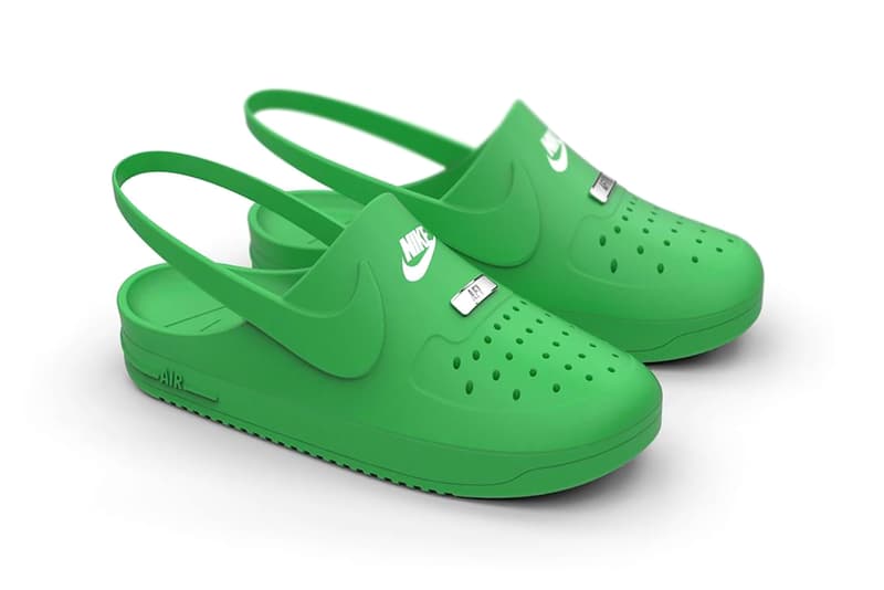 attribut godt Labe Crocs x Nike Unofficial Air Force 1 Clogs Design | Hypebae