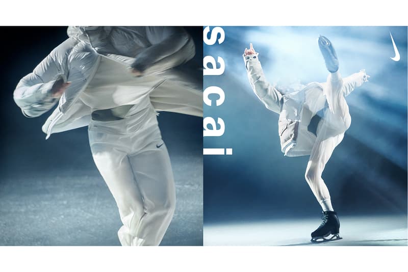 sacai nike collaboration outerwear collection jackets hoodie parka