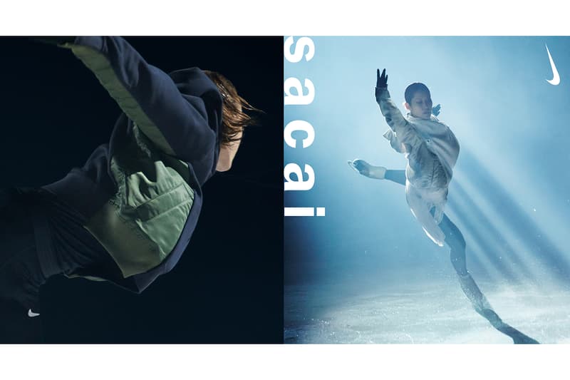 sacai nike collaboration outerwear collection jackets hoodie parka