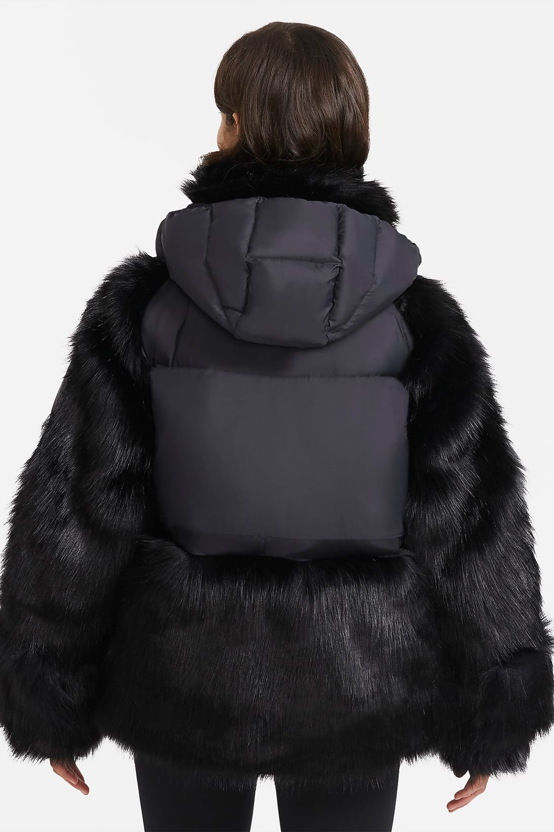 nike jacket with fur hood