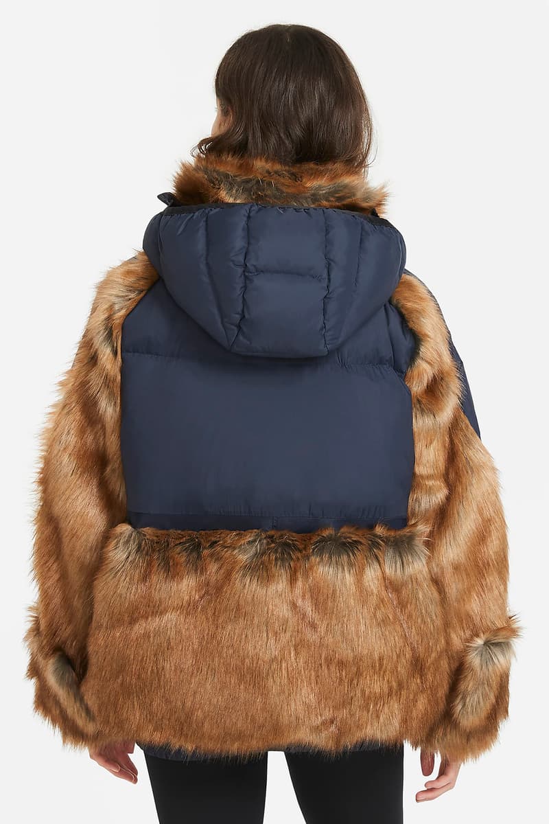 sacai nike collaboration outerwear collection jackets hoodie parka