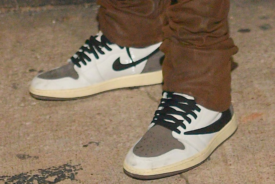 Another Look at Travis Scott Wearing His Nike Air Max 1 'Cactus