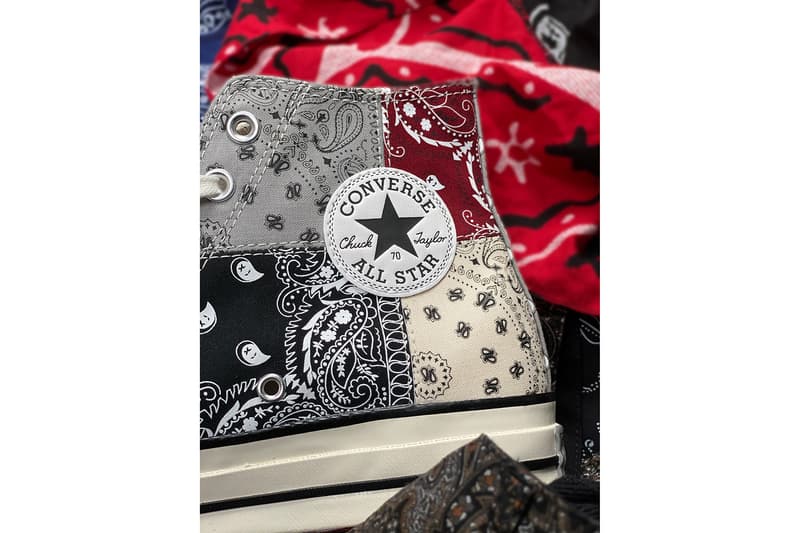 OFFSPRING x Converse Chuck 70 Paisley Black Grey Red