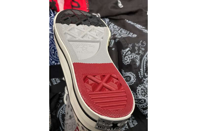 OFFSPRING x Converse Chuck 70 Paisley Black Grey Red