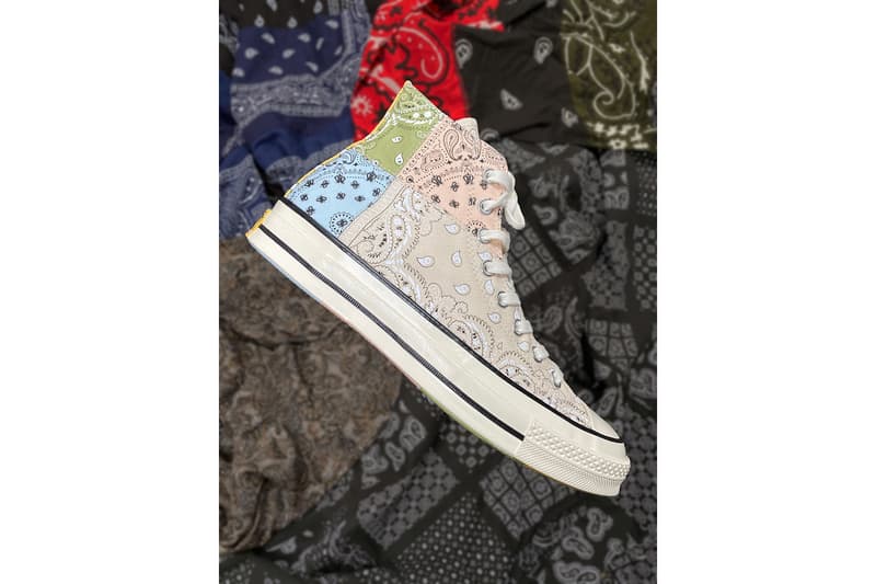 OFFSPRING x Converse Chuck 70 Paisley Pink Green Blue
