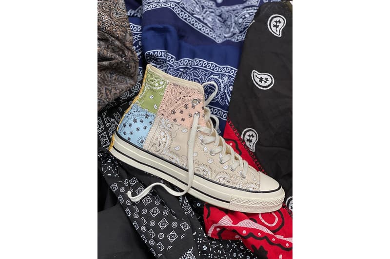 OFFSPRING x Converse Chuck 70 Paisley Pink Green Blue