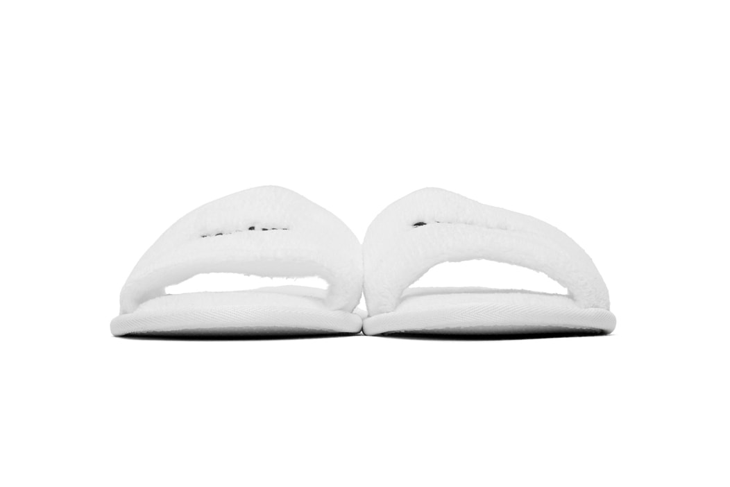 Palm Angels Logo Hotel Slippers Cotton-Blend Shoes 