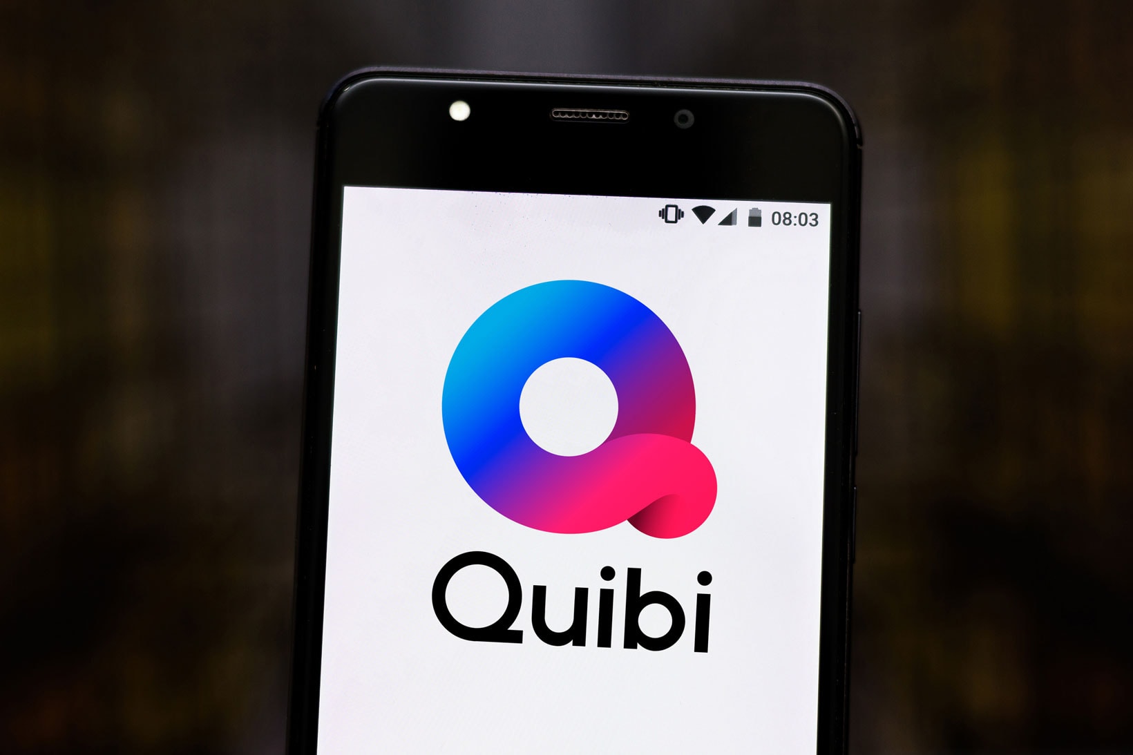 Quibi Streaming Service Logo Phone