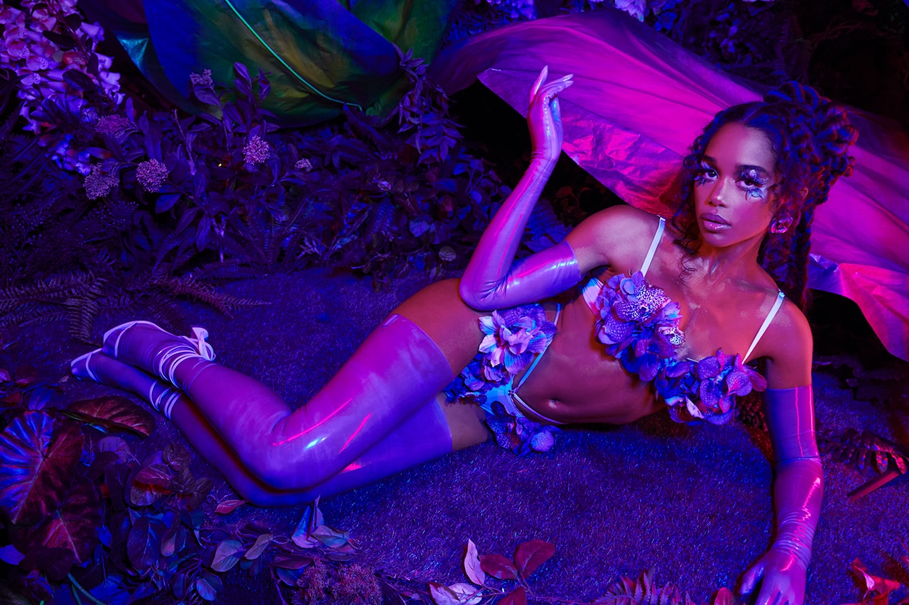 Savage X Fenty Rihanna Show Vol 2 Floral Lingerie laura harrier