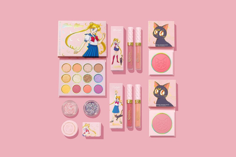 Sailor Moon x ColourPop Makeup Collection Collaboration Eyeshadow Lipstick Blush Glitter Gel