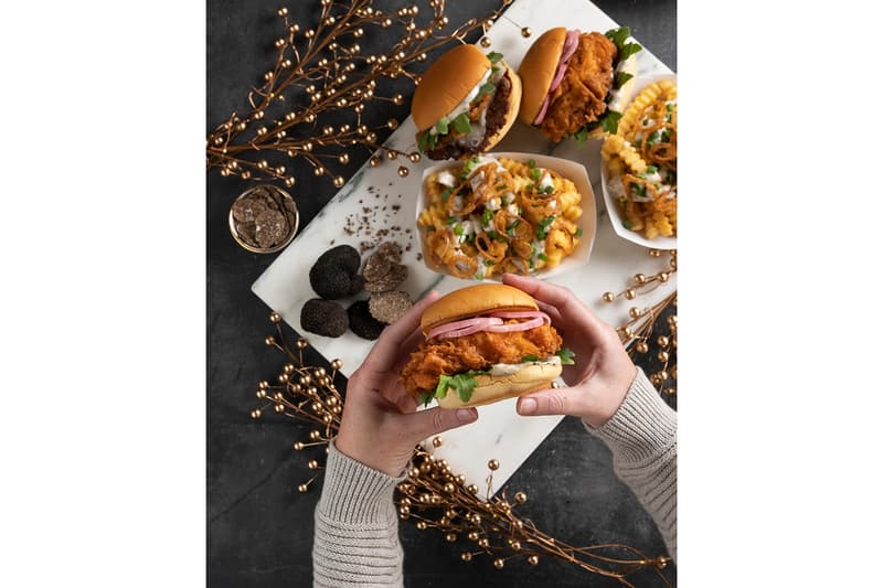Shake Shack Black Truffle Burger Fries Chicken Sandwich Menu