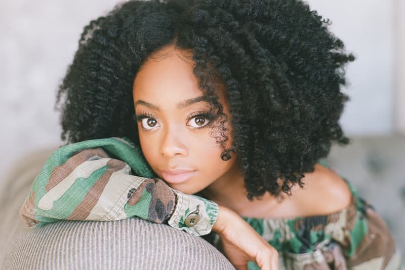 Skai Jackson First-Time Voter US Election Experience Joe Biden Donald Trump Young Voters Importance