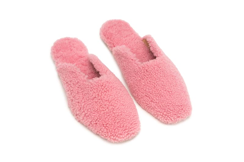 Sleeper Shearling Slippers Mules Pink Orange