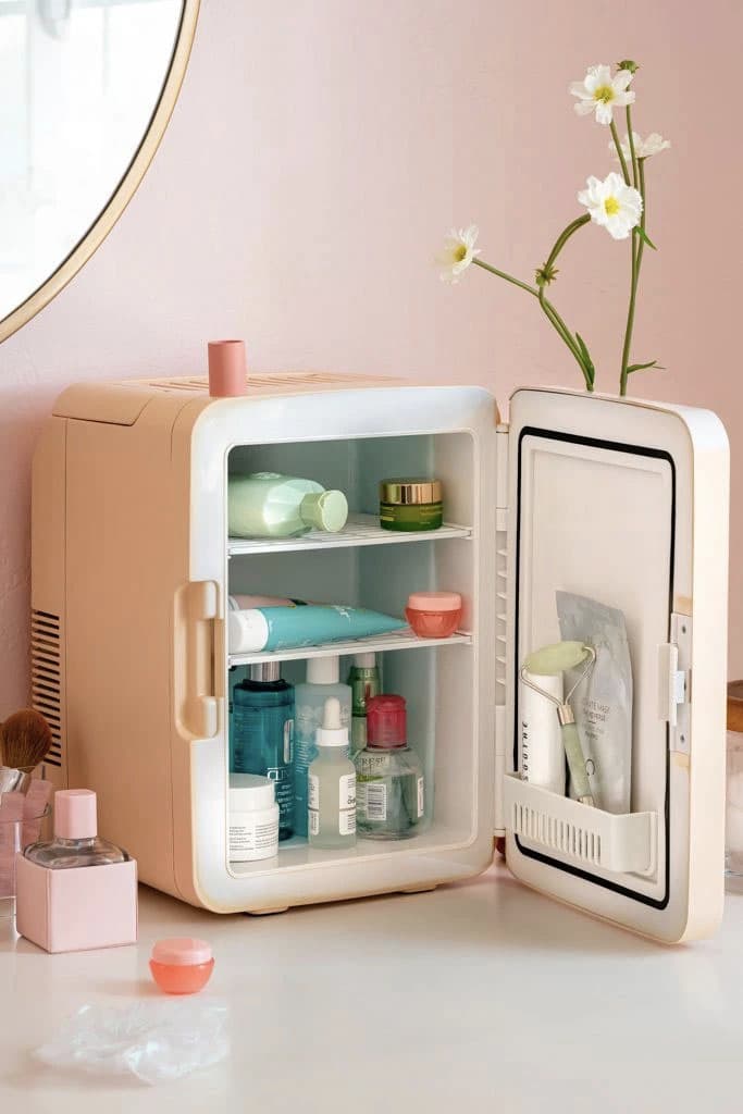 Smoko Bubble Tea Mini Skincare Fridge Accessory Storage Products