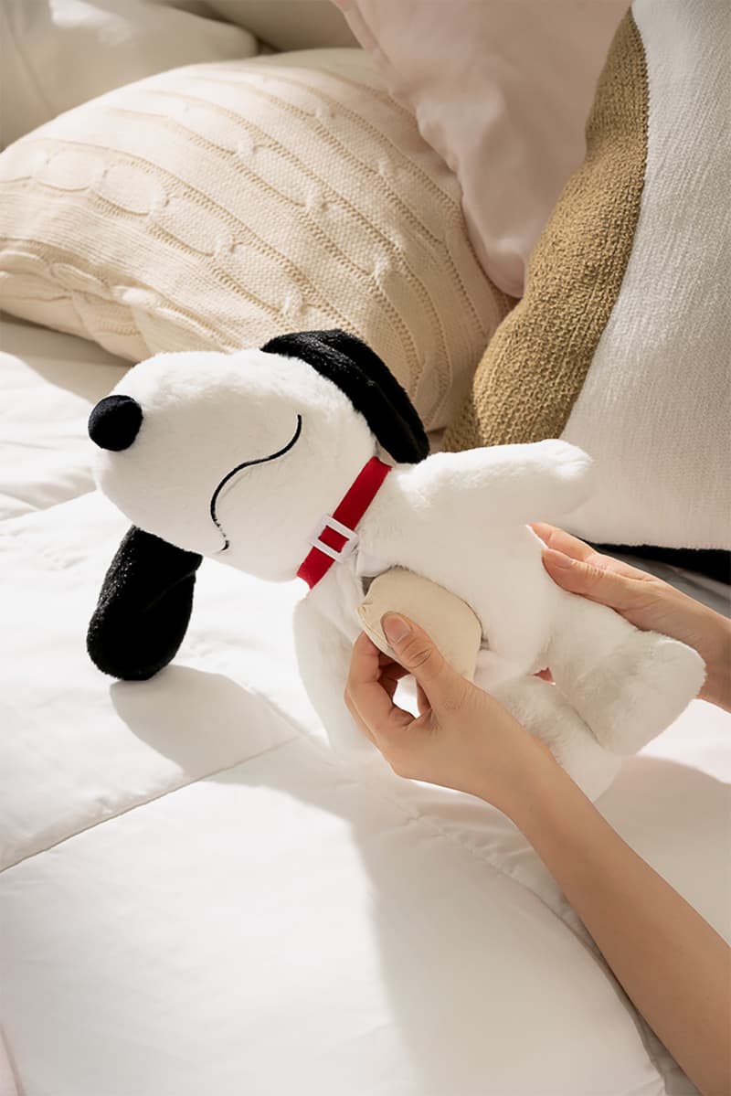 smoko snoopy peanuts collaboration heated usb slipper plushies