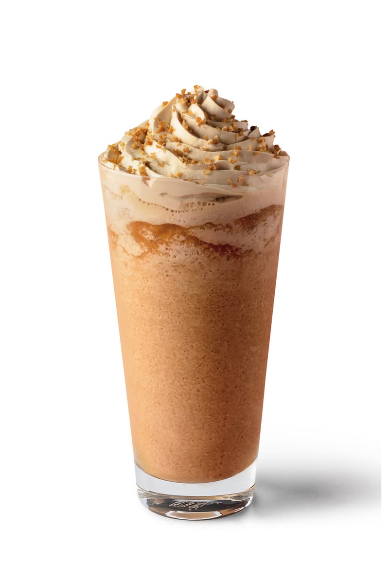 Starbucks Christmas Menu Drinks Eggnogg Toffee Nut Latte Beverages Hot Cold Frappuccino