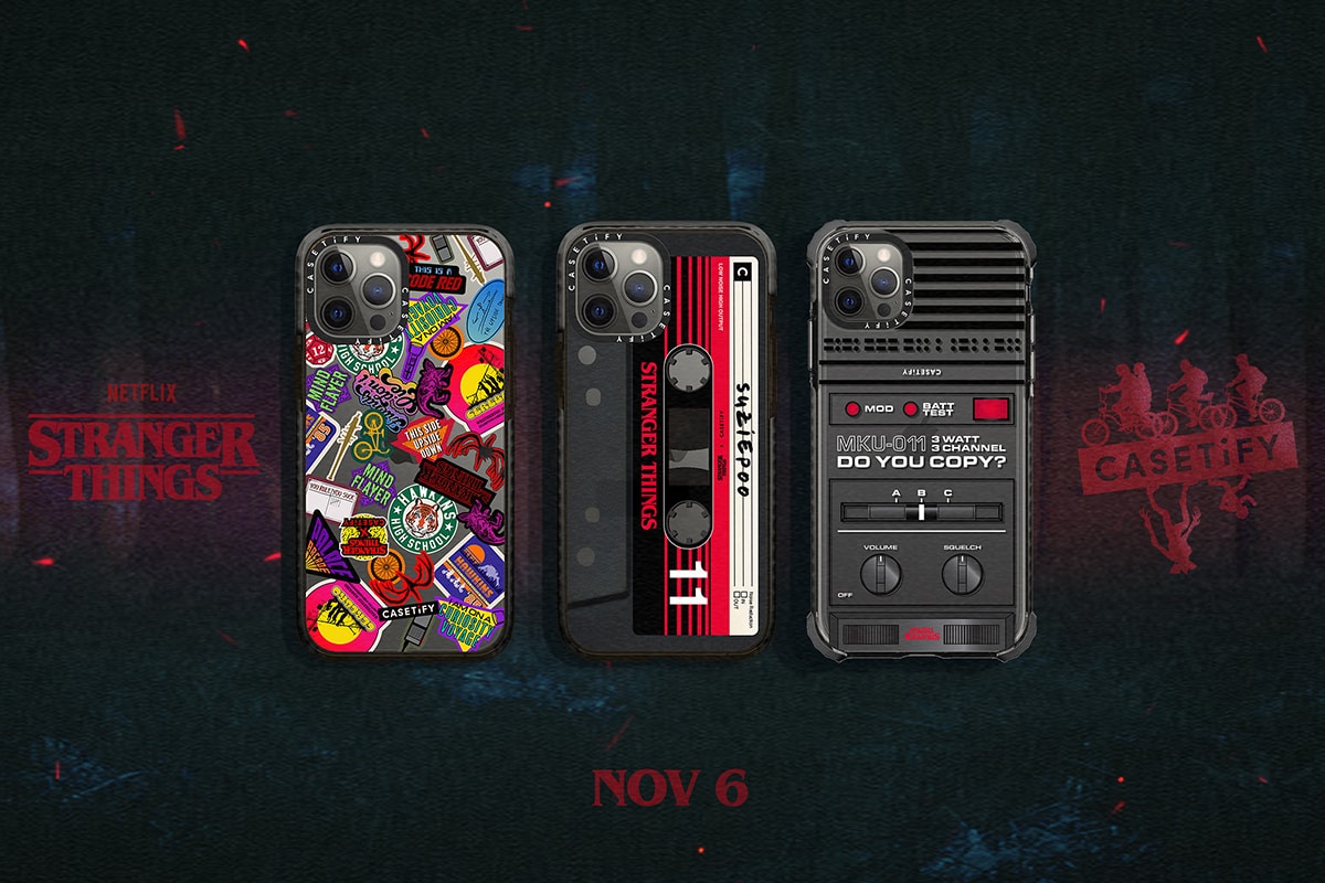 Stranger Things x Casetify Phone Case Collaboration Collection iPhone