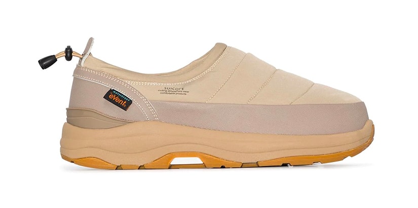 Shop Suicoke Pepper Padded Slip-On Shoe in Beige | Hypebae display picture 1