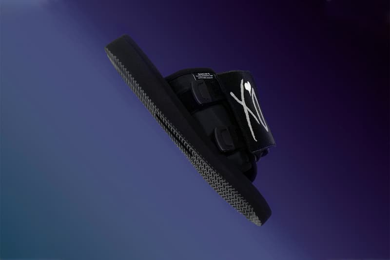 suicoke the weeknd xo collaboration moto sandal slides black colorway footwear