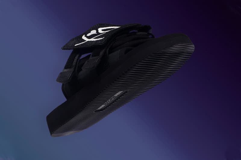 suicoke the weeknd xo collaboration moto sandal slides black colorway footwear