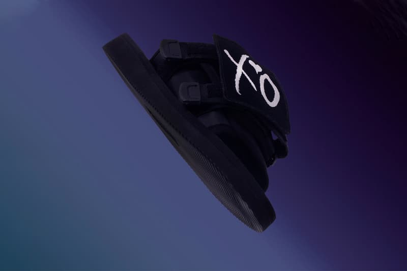 suicoke the weeknd xo collaboration moto sandal slides black colorway footwear