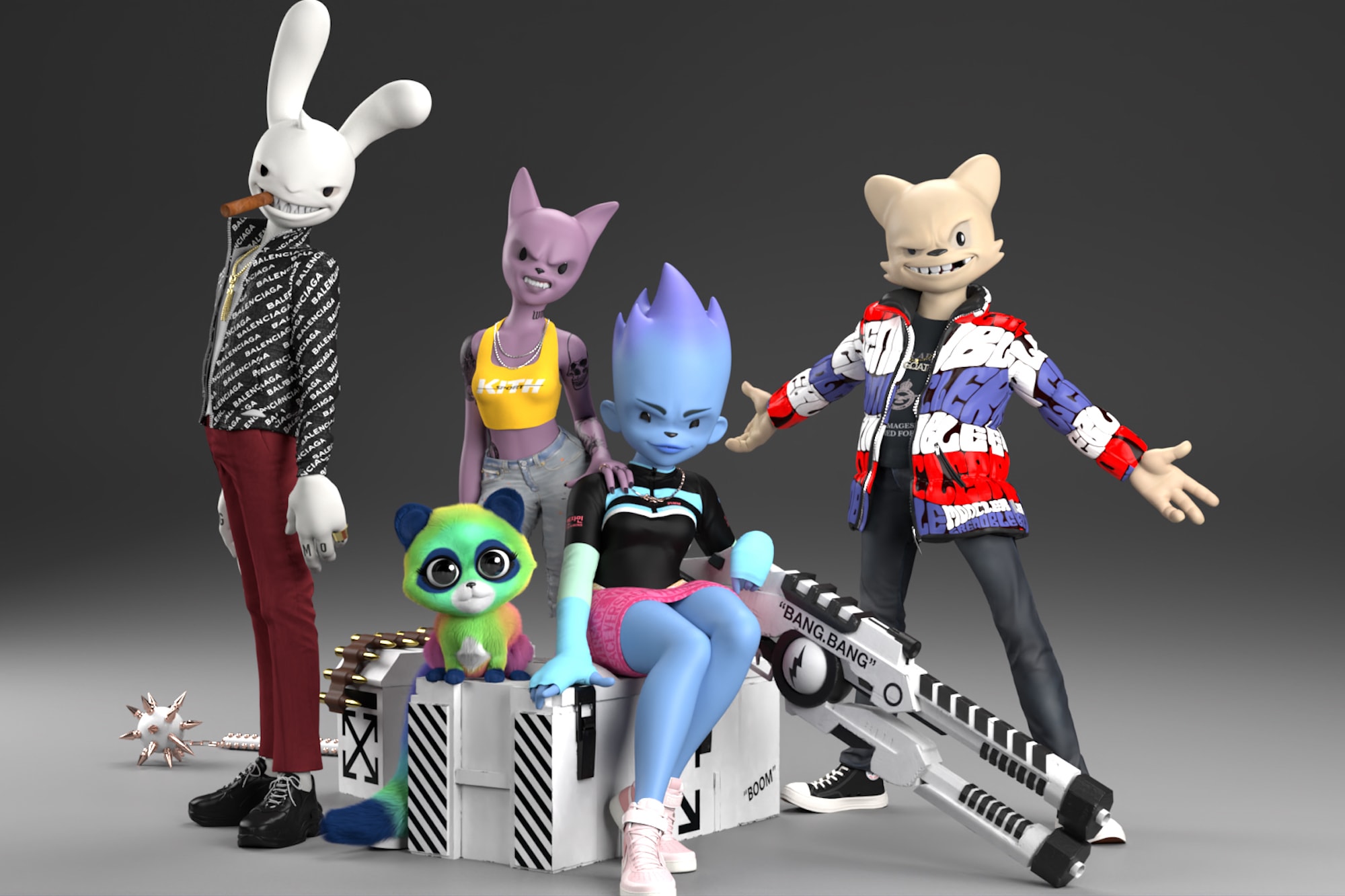 Superplastic Introduces Dayzee and Staxx Characters Animated Celebrities 